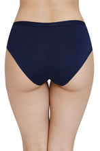 Load image into Gallery viewer, Amante Solid Mid Rise Modal Hipster Panty - Midnight 83201
