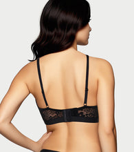 Load image into Gallery viewer, Enamor SMB04  Plunge Cup Non-Wired Bra, High Coverage (Black)
