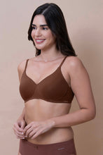 Load image into Gallery viewer, Amante Breathe Bliss Padded Non-Wired T-Shirt Bra - Cambridge Brown 04901
