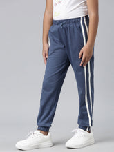 Load image into Gallery viewer, Go Colors Blue Cotton Joggers
