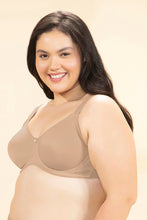 Load image into Gallery viewer, Amante Delight Minimizer Non-Padded Wired Bra - Hazelnut 104001
