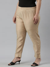 Load image into Gallery viewer, Go Colors Deep Gold Silk Pants
