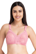 Load image into Gallery viewer, Amante Magic Support Non Padded Non-Wired Full Coverage Bra - Wild Rose 81901
