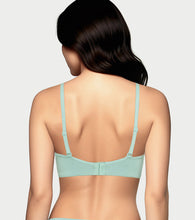 Load image into Gallery viewer, Enamor BambooBliss Lace Plunge Bra, Padded, Wire Free, High Coverage - IB25 (Jade Green)
