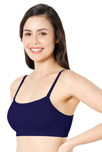 Load image into Gallery viewer, Amante Solid Non Padded Non-Wired Cami Bra - Medieval Blue 89901
