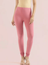 Load image into Gallery viewer, Go Colors Blush Pink Cotton Stretch Churidar

