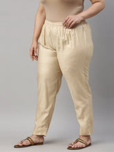 Load image into Gallery viewer, Go Colors Gold Silk Pants
