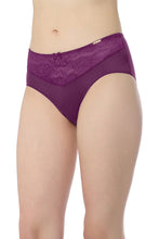 Load image into Gallery viewer, Amante Elegant Lace Hipster Panty - Pickled Beet &amp; Stucco 101201
