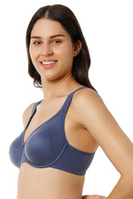 Load image into Gallery viewer, Amante Contour Support Non-padded Wired Bra - Crown Blue 77701
