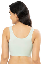 Load image into Gallery viewer, Amante Skins Non Padded Non-Wired V-Neck Cami Bra - Seafoam 83401
