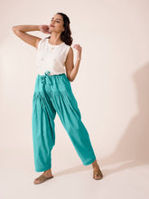 Load image into Gallery viewer, Go Colors Mint Cotton Salwar

