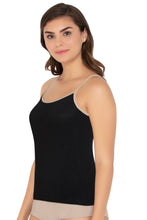 Load image into Gallery viewer, Amante Cotton Camisole - Black - Sandalwood 82401
