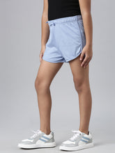 Load image into Gallery viewer, Go Colors Baby Blue Cotton Knit Shorts
