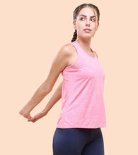 Load image into Gallery viewer, Enamor Womens Athleisure A308- Basic Workout Dry Fit Crew Neck Activewear Tee
