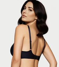 Load image into Gallery viewer, Enamor Innovations Invisi Shaper lift, Ultra smooth, Bonded, Women's T-Shirt Bra - Seamless, No-Pinch, No-Dig, Padded, Wirefree, Medium Coverage- IO02 (Black)
