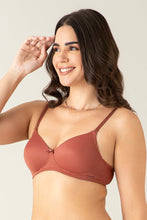Load image into Gallery viewer, Amante Smooth Charm Padded Wirefree Bra - Mahgony 10606
