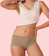 Load image into Gallery viewer, Enamor PS40 Innovations Invisi, All Day Comfort, Mid Waist Boyshorts Panty for Women - No Visible Panty Lines, Breathable, Sweat wicking, Free Cut, Full Coverage -  Pack of 1 (Honey Beige)
