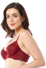 Load image into Gallery viewer, Amante Eternal Bliss Padded Wired Demi Bra - Rio Red 95201
