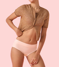 Load image into Gallery viewer, Enamor IP01 Innovations Bamboo Bliss, Anti Rash, All Day Comfort, Mid Waist Brief Panty for Women - Super Soft, Naturally Absorbent, Antimicrobial with Stain release, Inner Elastic, Full Coverage-  Pack of 1 (Pearl Blush)
