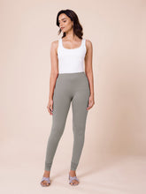 Load image into Gallery viewer, Go Colors Medium Grey Cotton Stretch Churidar
