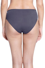 Load image into Gallery viewer, Amante Lace Low Rise Seamed Brazillian Panty - Graystone 88202
