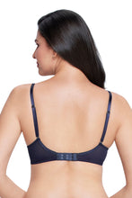 Load image into Gallery viewer, Amante Twilight Dream Padded wired Lace Bra - Evening Blue 88301
