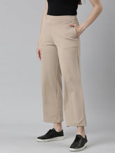 Load image into Gallery viewer, Go Colors Beige Roma Ponte Wide Pants
