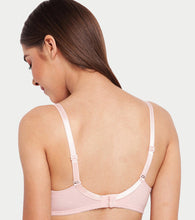 Load image into Gallery viewer, Enamor Comfort Shaper with Plush Side Shaper Panel Women's Cotton Everyday T-Shirt Bra - Detachable Straps, Non Padded, Wirefree, High Coverage - A055 (Pearl)

