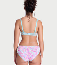 Load image into Gallery viewer, Enamor P151 The Lace Hug Mid-Waist Hipster Panty - Jade Wings Print
