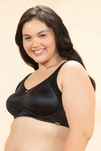 Load image into Gallery viewer, Amante Elegant Support Non-Padded Wired Bra - Black 104101
