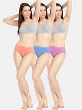 Load image into Gallery viewer, Sonari Full Coverage Mid Rise Hipster Seamless Soft  Modal Spandex Everyday Panty with Concealed waistband - 3110
