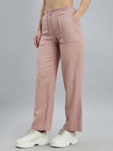Load image into Gallery viewer, Go Colors Dusty Pink Linen Cargo Pants
