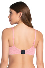 Load image into Gallery viewer, Amante Lace Dream Padded Wired Lace Bra - Salmon Rose_A.R 82701
