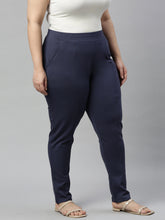 Load image into Gallery viewer, Go Colors Dark Jean Roma Ponte Pants

