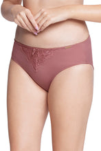 Load image into Gallery viewer, Amante Lace Elegance Bikini Panty - Dusty Rose 87701
