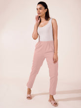 Load image into Gallery viewer, Go Colors Baby Pink Cotton Pencil Pant
