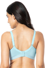 Load image into Gallery viewer, Amante Cotton Chic Support Solid Non Padded Non-Wired Bra - Porcelain Blue 93101
