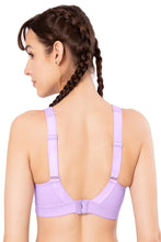 Load image into Gallery viewer, Amante Energize High Impact Round Neck Sports Bra - Digital Lavender 98801
