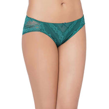 Load image into Gallery viewer, Wacoal Lucy Low Waist Medium Coverage Bridal Wear Lace Bikini Panty - Teal LCP258
