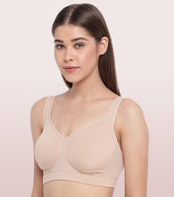 Load image into Gallery viewer, Enamor Encircle Side Shaping Lift With Wide Strap Women's Cotton Everyday Full Support Bra - Non Padded, Wirefree, Full-Coverage - A142
