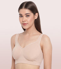 Load image into Gallery viewer, Enamor Encircle Side Shaping Lift With Wide Strap Women's Cotton Everyday Full Support Bra - Non Padded, Wirefree, Full-Coverage - A142
