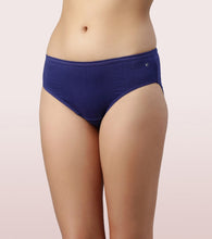 Load image into Gallery viewer, Enamor CH03 Chic Cotton, All Day Comfort, Mid Waist Hipster Panty for Women - Naturally Breathable, Antimicrobial with Stain release, Inner Elastic, Full Coverage -  Pack of 3 (Multicolorsolid)
