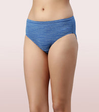 Load image into Gallery viewer, Enamor CH03 Chic Cotton, All Day Comfort, Mid Waist Hipster Panty for Women - Naturally Breathable, Antimicrobial with Stain release, Inner Elastic, Full Coverage -  Pack of 3 (Multicolorprint)

