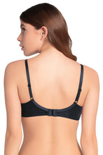 Load image into Gallery viewer, Amante Cotton Dream Padded Non Wired T-shirt Bra - Black 83601
