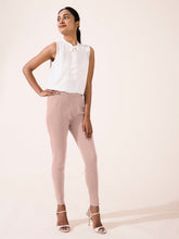 Load image into Gallery viewer, Go Colors Dusty Pink Roma Ponte Pants
