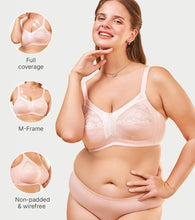 Load image into Gallery viewer, Enamor Innovations Fabcool M-Frame Side Shaper Panel  Women's Cotton Everyday Bra - Non Padded, Wirefree, Full Coverage - A014 (Available in Plus Sizes) (Pearl)
