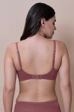 Load image into Gallery viewer, Amante Breathe Bliss Padded Non-Wired T-Shirt Bra - Wild Ginger 04901
