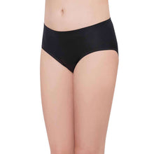 Load image into Gallery viewer, Wacoal Hygieni Mid Waist Full Coverage Day Wear High Absorbency Period Panty - Black WU50500IN
