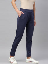 Load image into Gallery viewer, Go Colors Dark Jean Roma Ponte Pants
