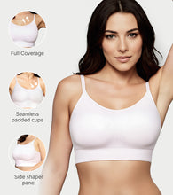 Load image into Gallery viewer, Enamor Innovations Flexi Free Ultra Smoothening Seamless Women's T-Shirt Bra - No-Pinch, Padded, Wirefree, Full Coverage - F037 (White)
